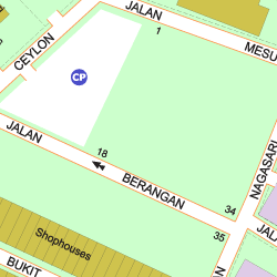 Map of Jalan Perak - 50450