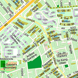 Singapore Geylang Map Geylang Singapore
