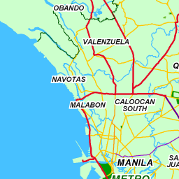 Philippines Map Street Map Of Philippines