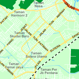 Street Map View Of Jalan Jati 2